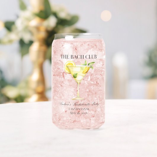 Bach Social Club Lemon Cocktail Bridesmaid Dosenglas (Insitu (Hochzeit))