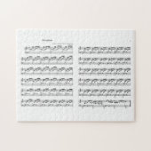 Bach the Well Tempered Tastatur Prealudium 1 C-dur Puzzle (Horizontal)