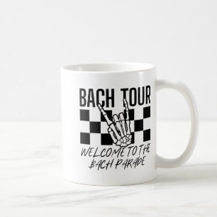 Bach Tour Willkommen bei der Bach Parade Gotik Bac Kaffeetasse