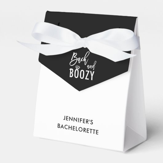 Bach und Bachelorette Brautparty Geschenkschachtel (Vorderseite)