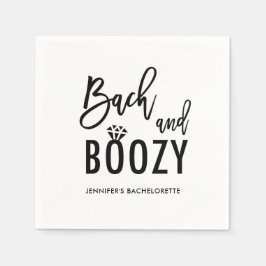 Bach und Bachelorette Brautparty Serviette