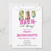 Bach und Bachelorette Party Einladung (Vorderseite)