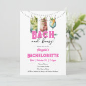 Bach und Bachelorette Party Einladung (Stehend Vorderseite)