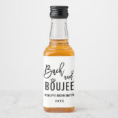 Bach- und Boozy-Junggeselinnen-Abschied-Favoriten Alkoholflaschenetikett (Vorderseite)