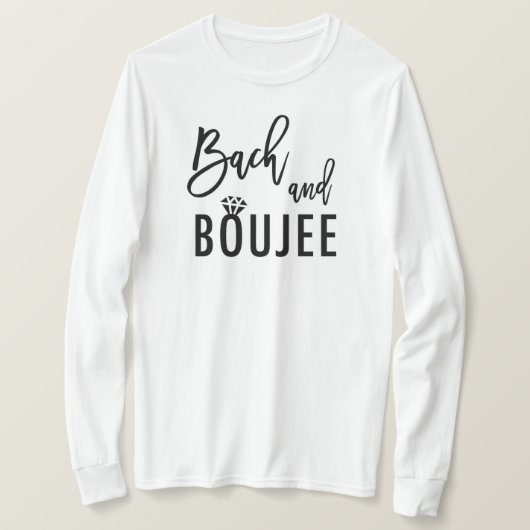 Bach- und Boozy-Junggeselinnen-Abschied-Favoriten T-Shirt (Design vorne)