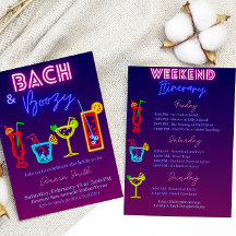 Bach und Bozy Bachelorette mit Übungen