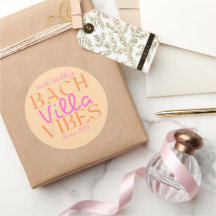 Bach Villa Vibes - Rosa und Orange Tropical