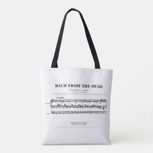 Bach vom toten Organisten Music Tote Bag Tasche