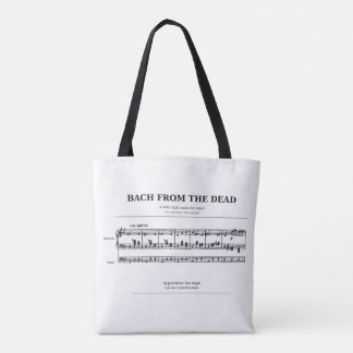 Bach vom toten Organisten Music Tote Bag Tasche