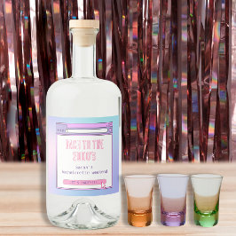 Bach zu den 2000er Jahren Y2K Bachelorette Persona Alkoholflaschenetikett