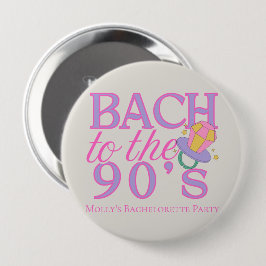 Bach zu den 90er Jahren - Retro-Junggeselinnen-Abs Button