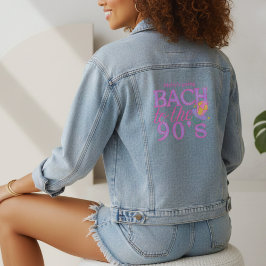 Bach zu den 90er Jahren - Retro-Junggeselinnen-Abs Jeansjacke