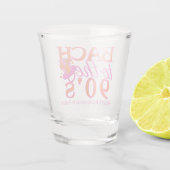 Bach zu den 90er Jahren - Retro-Junggeselinnen-Abs Schnapsglas (Rückseite)