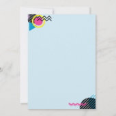 Bach zu den 90er Junggeselinnen-Abschied Einladung (Rückseite)