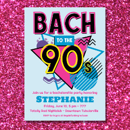 Bach zu den 90er Junggeselinnen-Abschied Einladung