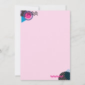 Bach zu den 90er Junggeselinnen-Abschied Einladung (Rückseite)