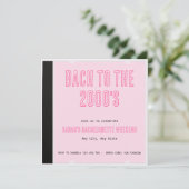 Bach zur CD-Cover der 2000er Jahre Bachelorette Y2 Einladung (Stehend Vorderseite)