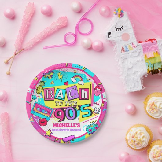 Bach zur Papierplatte der 90er Jahre Pappteller (Party)