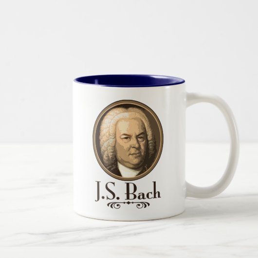 Bach Zweifarbige Tasse (Rechts)