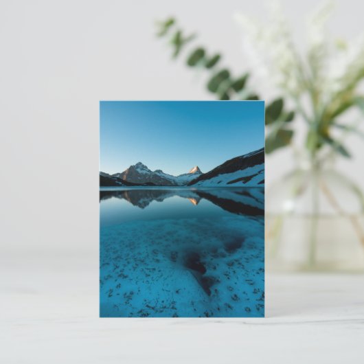 Bachalpsee, Grindelwald, Schweiz Postkarte (Stehend Vorderseite)