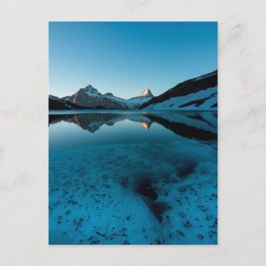 Bachalpsee, Grindelwald, Schweiz Postkarte (Vorderseite)