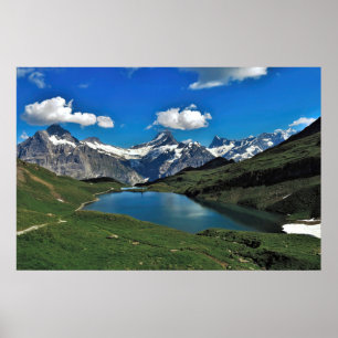 Bachalpsee und die Schweizer Alpen Poster