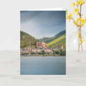 Bacharach am Rhein - Deutschland Karte (Gelbe Blume)