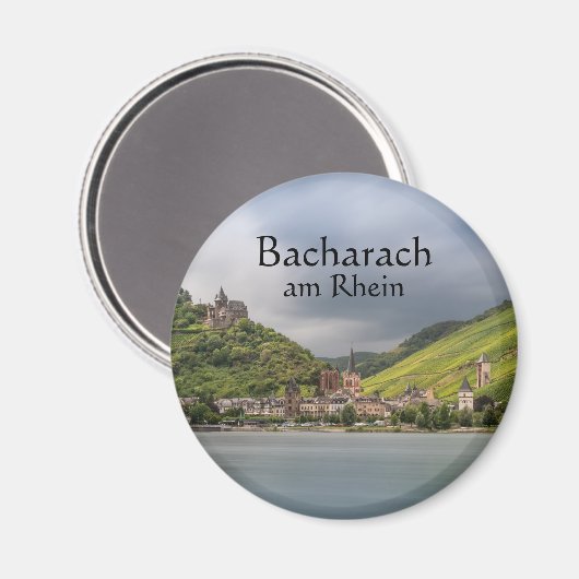 Bacharach am Rhein - Deutschland Magnet (Vorderseite/Rückseite)