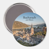 Bacharach am Rhein Deutschland Magnet (Vorderseite/Rückseite)