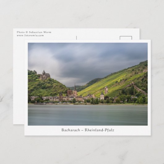 Bacharach am Rhein - Deutschland Postkarte (Vorne/Hinten)