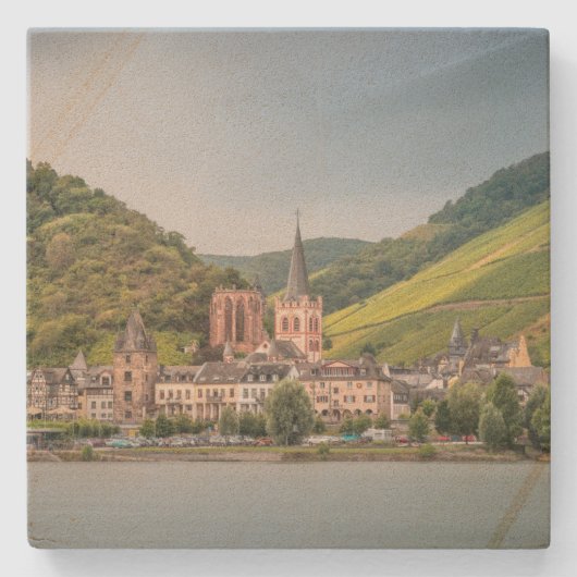 Bacharach am Rhein - Deutschland Steinuntersetzer (Vorderseite)