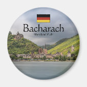 Bacharach Andenken Magnet (Vorne)