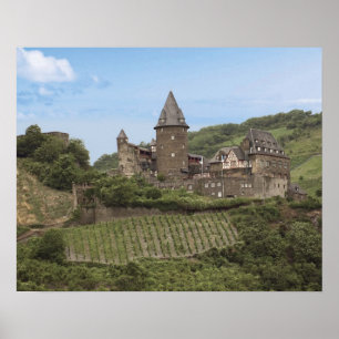 Bacharach, Deutschland, Burg Stahleck, Schloss Poster