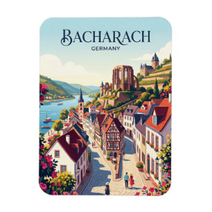 Bacharach Deutschland Magnet