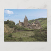 Bacharach, Deutschland, Stahleck Schloss, Schloss Postkarte (Vorderseite)