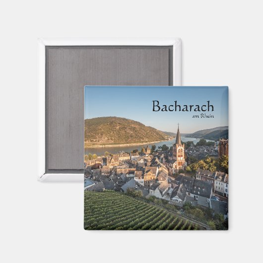 Bacharach Germany Magnet (Vorderseite/Rückseite)