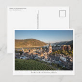 Bacharach Germany Postkarte (Vorne/Hinten)