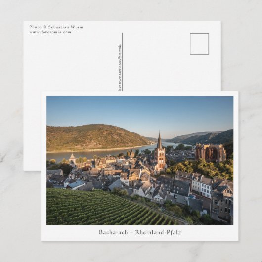 Bacharach Germany Postkarte (Vorne/Hinten)