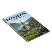 Bacharach Germany Vintage Travel Art Notizblock (Rechte Seite)