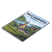 Bacharach Germany Vintage Travel Art Notizblock (Linke Seite)
