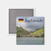 Bacharach Souvenir Magnet (Vorderseite/Rückseite)