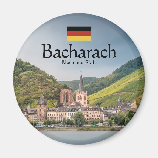 Bacharach Souvenir Magnet (Vorne)