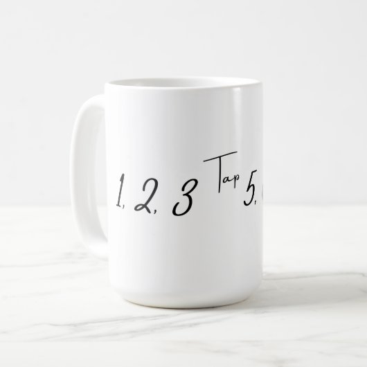 Bachata Dance Tasse (Vorderseite Links)