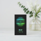 Bachata DJ Business Card Visitenkarte (Stehend Vorderseite)