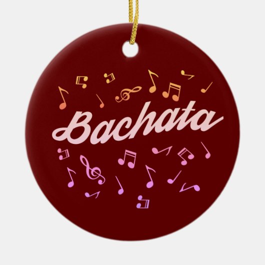 Bachata Keramik Ornament (Vorne)