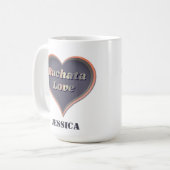 Bachata-Liebe Kaffeetasse (Vorderseite Links)