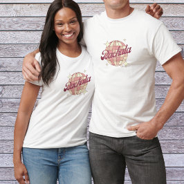 Bachata tanzen in rosa, Retro-Comic T-Shirt