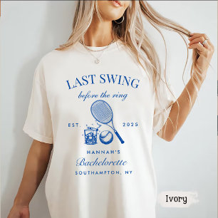 Bache Pink Letzter Schwung Vor Dem Ring Tennis T-Shirt