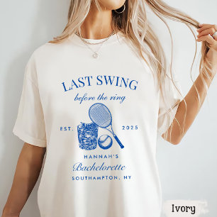 Bache Pink Letzter Schwung Vor Dem Ring Tennis T-Shirt