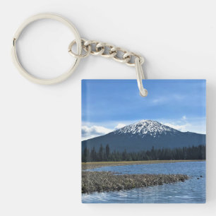 Bachelor am Hosmer Lake, Oregon Schlüsselanhänger